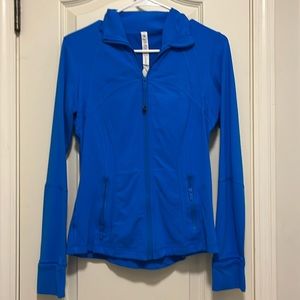 bright blue lululemon define jacket